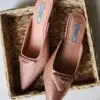 PRADA Satin High Heel Shoes