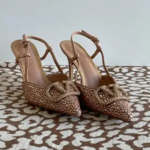 VALENTINO Embellished Slim Heels