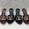VALENTINO Rockstud Buckle Flat Slipper