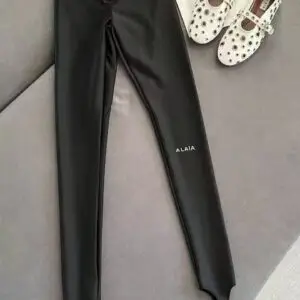 Alaia Super Master Leather Leggings