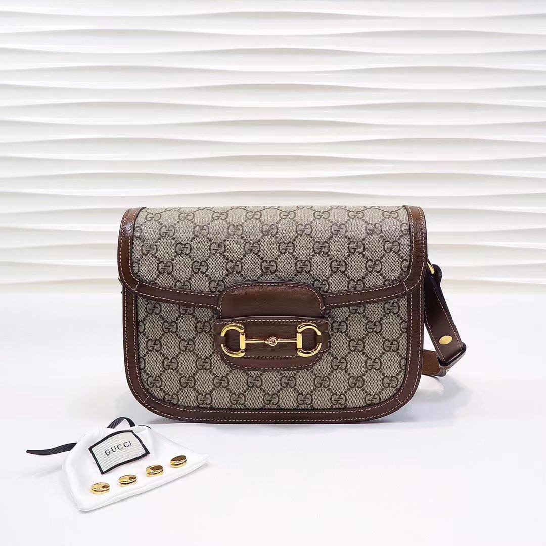 Gucci GG Horsebit 1955 Quilted Leather Shoulder Bag Gucci GG Horsebit 1955 Quilted Leather Shoulder Bag