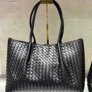 Bottega Veneta Black Reversible Shoulder Bag