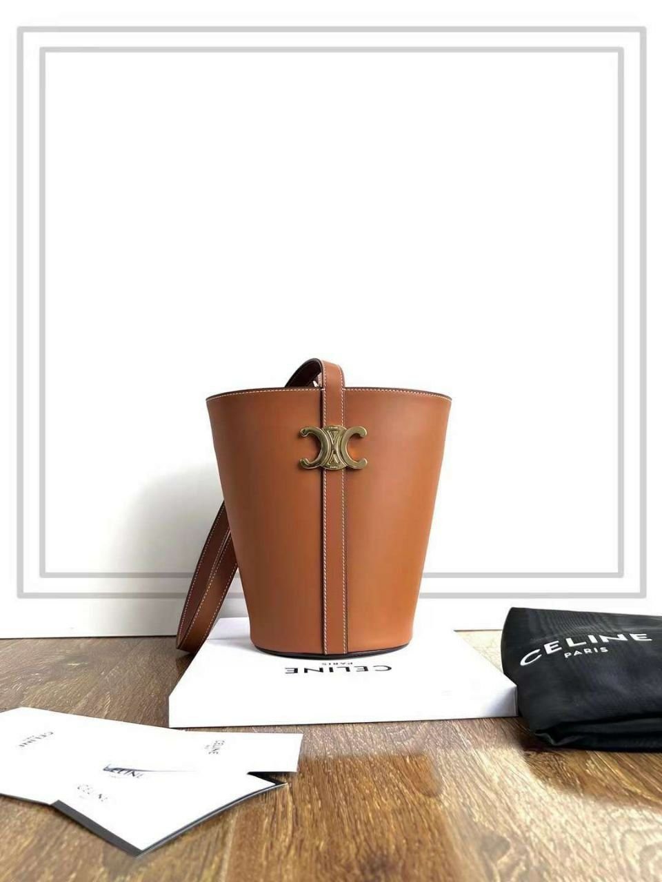 Céline Bucket Triomphe 25cm Bag Céline Bucket Triomphe 25cm Bag