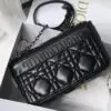 Dior Large Caro Bag in Cannage Quilted Calfskin