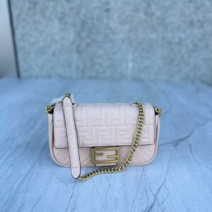 Fendi Leather Baguette Bag