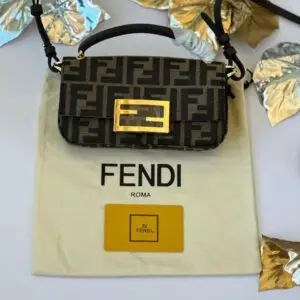 Fendi Zucca Mini Baguette Bag