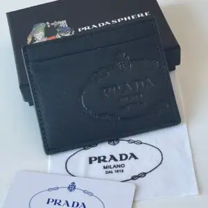 PRADA Saffiano Leather Card Holder