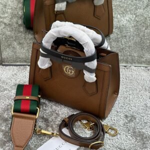 GUCCI Mini Leather Tote Bag