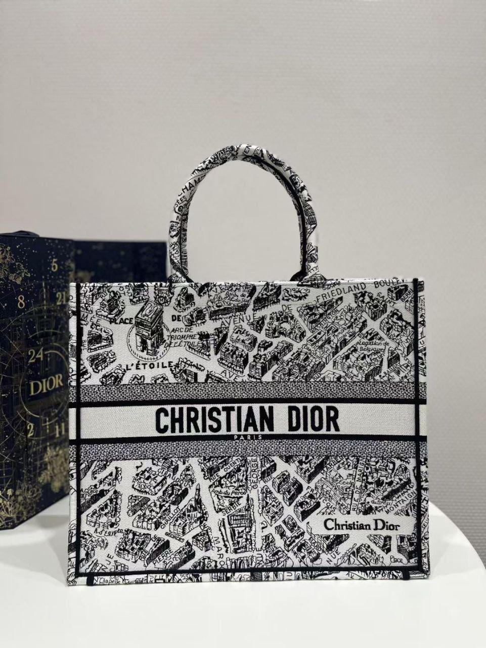 CHRISTIAN DIOR Oblique Book Tote Bag CHRISTIAN DIOR Oblique Book Tote Bag