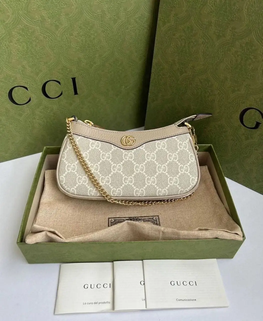 GUCCI × Valentino Garavani Golden Small Shoulder Bag GUCCI × Valentino Garavani Golden Small Shoulder Bag