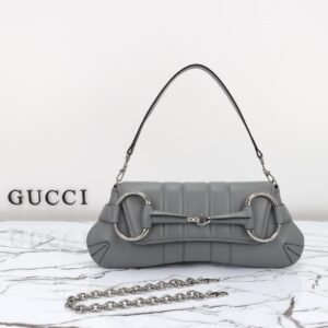 Gucci Horsebit Chain Leather Bag