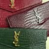 YSL Saint Laurent Monogram Envelope Clutch Bag
