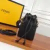 Design Vitello Liberty Embossed Mini Mon Tresor Bucket Bag Black - Dubai Fashion LUX