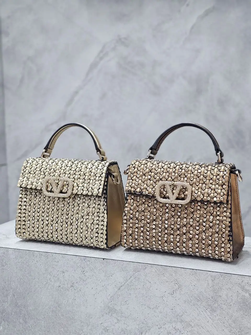 Valentino Garavani VSLING Interwoven Shoulder Bag Valentino Garavani VSLING Interwoven Shoulder Bag
