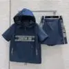 DIOR Hooded Denim Sweatshirt