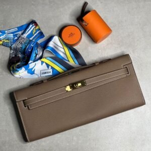 Hermes Kelly Cut Clutch