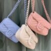 GUCCI GG Marmont Leather Belt Bag