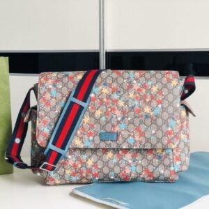 Gucci GG Supreme Stars Diaper Bag