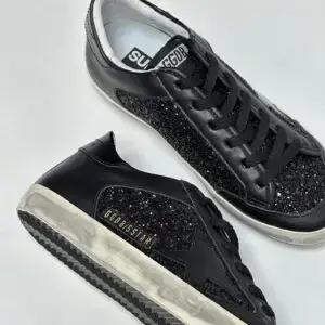 Golden Goose Glitter Mid-Star Sneakers