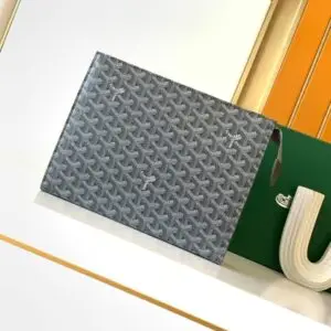 GOYARD Green Coated Canvas Senat Super Master Tote