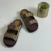 GUCCI Bulk Embroidered Canvas Platform Sandals