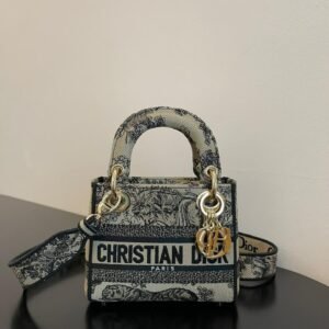 DIOR LADY D-LITE MEDIUM BAG