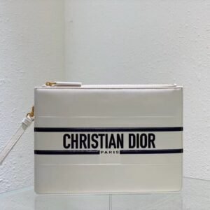 Christian Dior Cannage Quilted Clutch Bag