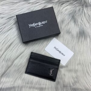 Saint Laurent Leather Card Holder