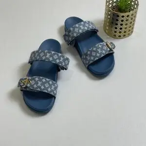 LOUIS VUITTON Bom Dia Flat Comfort Mule