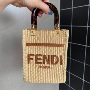 FENDI Mini Sunshine Shopper Bag