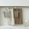 POLO Sleeve Knit Sweater Set