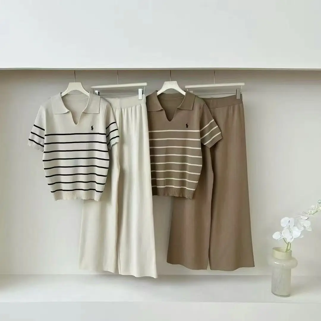 POLO Sleeve Knit Sweater Set POLO Sleeve Knit Sweater Set