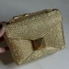 Valentino One Stud Small Crystal Shoulder Bag