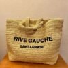 Saint Laurent Raffia Tote Bag