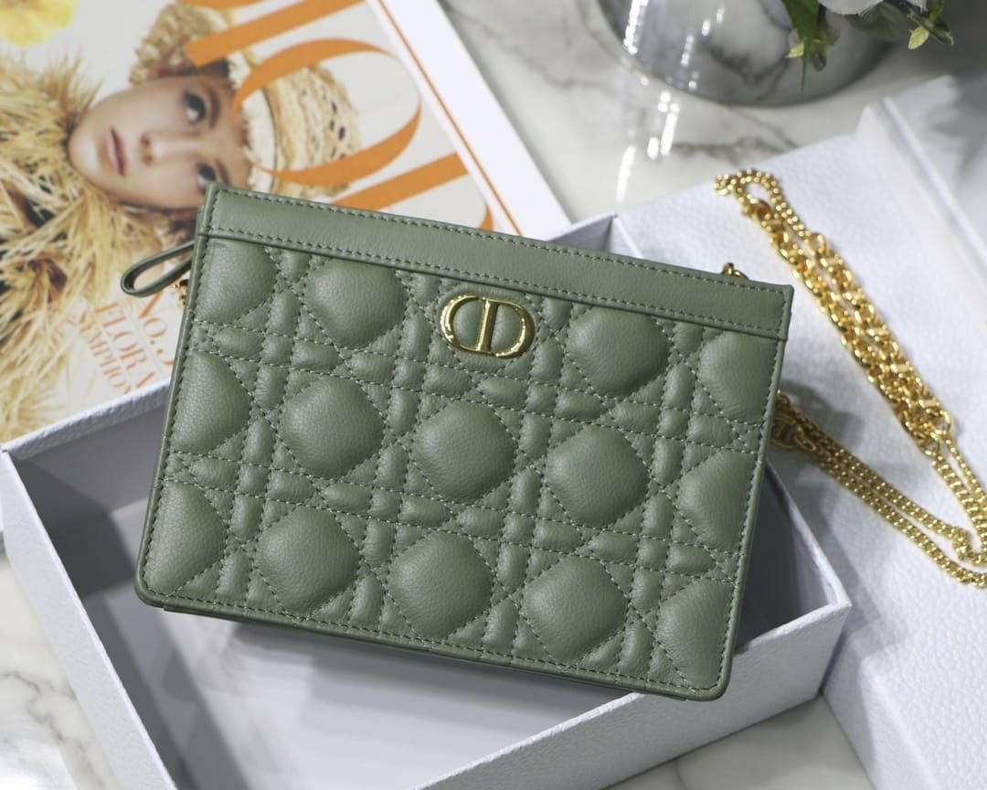 Dior Caro Zipped Pouch Dior Caro Zipped Pouch