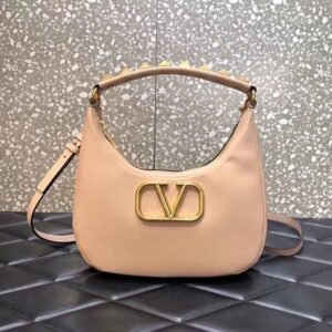 VALENTINO STUD SIGN HOBO BAG