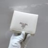 Prada Tonal Logo Plaque Wallet