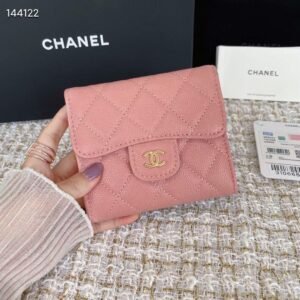 CHANEL Caviar Quilted Leather Wallet
