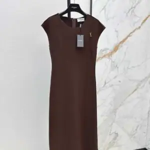 YSL Shoulder Frill Dress