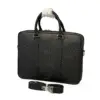 DIOR Zipped Briefcase Black Oblique Jacquard