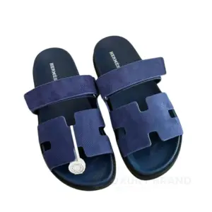 HERMES Chypre Women's Sandals Blue