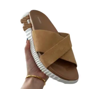HERMES Suede Infra Sandals