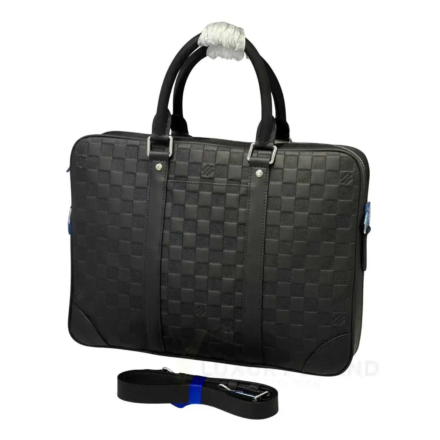 Louis Vuitton Porte Documents Voyage Black Leather Louis Vuitton Porte Documents Voyage Black Leather