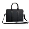 Louis Vuitton Black Aerogram Leather Briefcase Bag