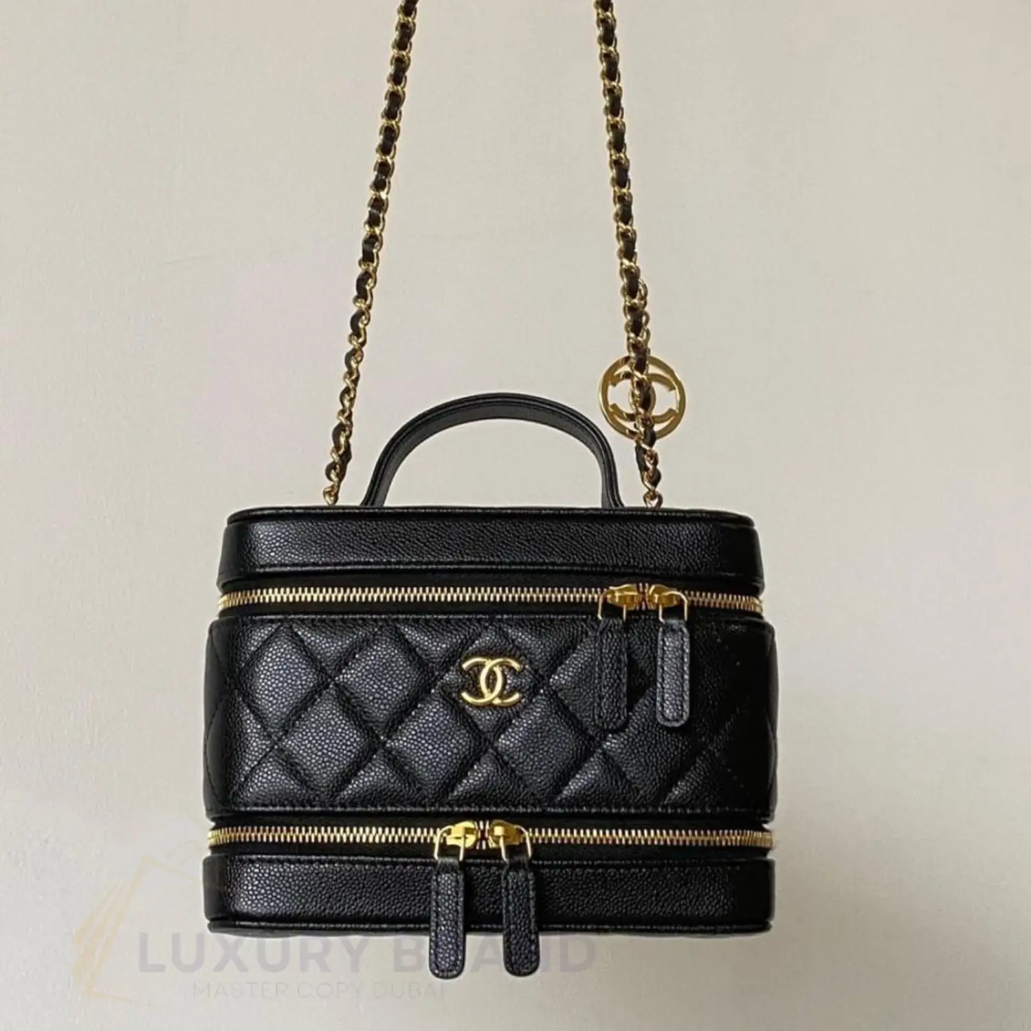 CHANEL Quilted Vanity Case Bag CHANEL Quilted Vanity Case Bag