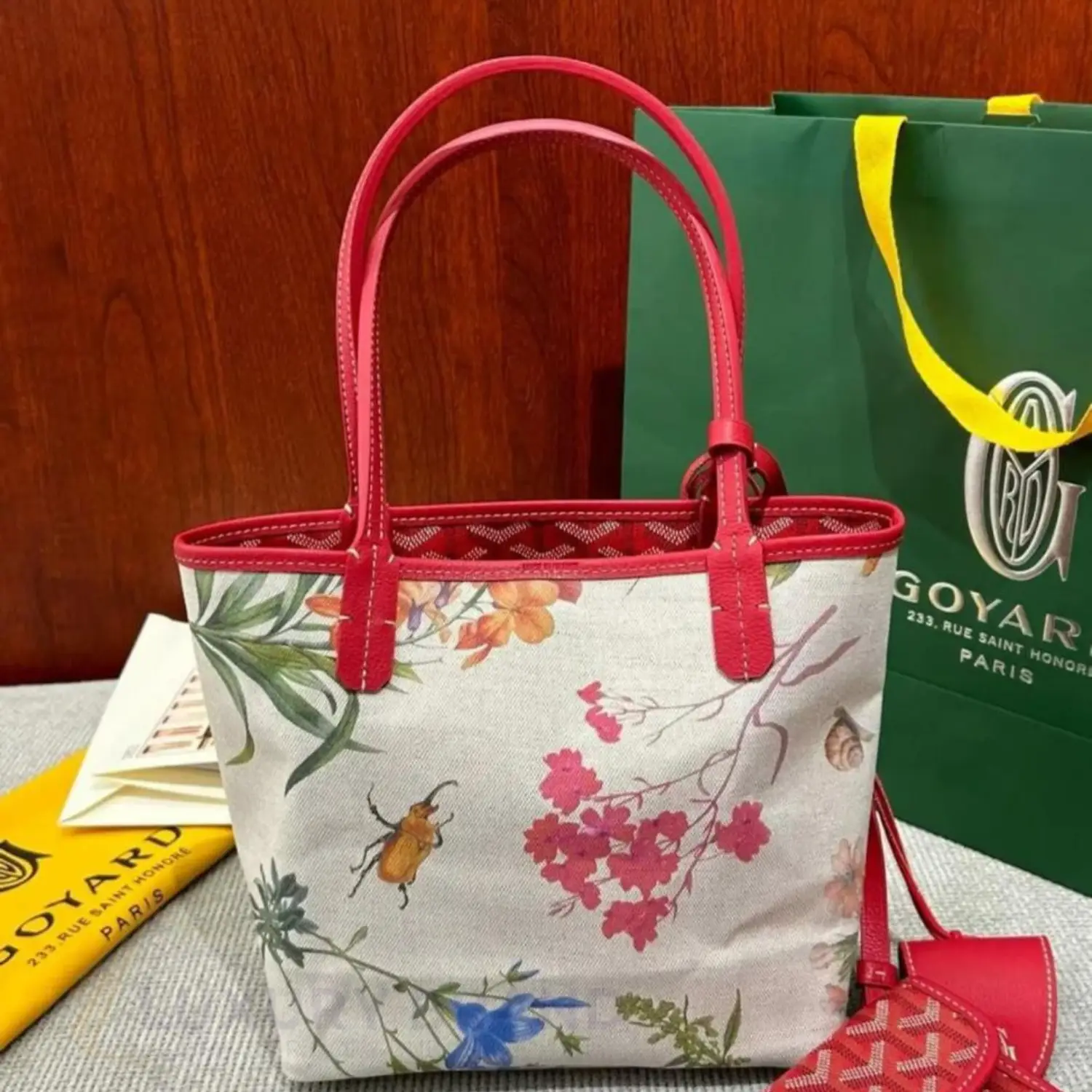 GOYARD Saint Leather Tote Bag GOYARD Saint Leather Tote Bag
