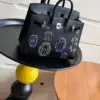 HERMÈS Faubourg Embroidered Togo Bag