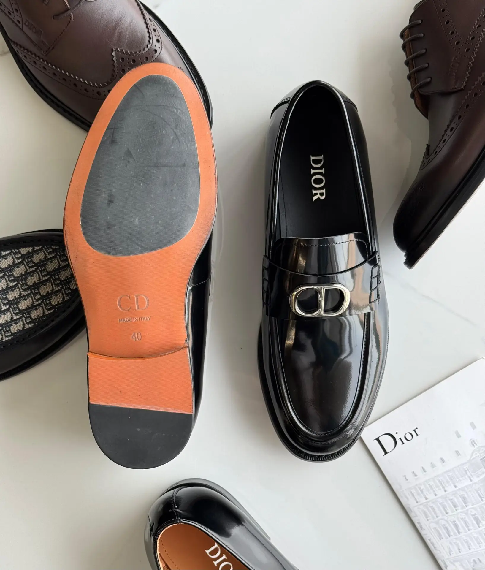DIOR Patent Leather Platform Loafers DIOR Patent Leather Platform Loafers