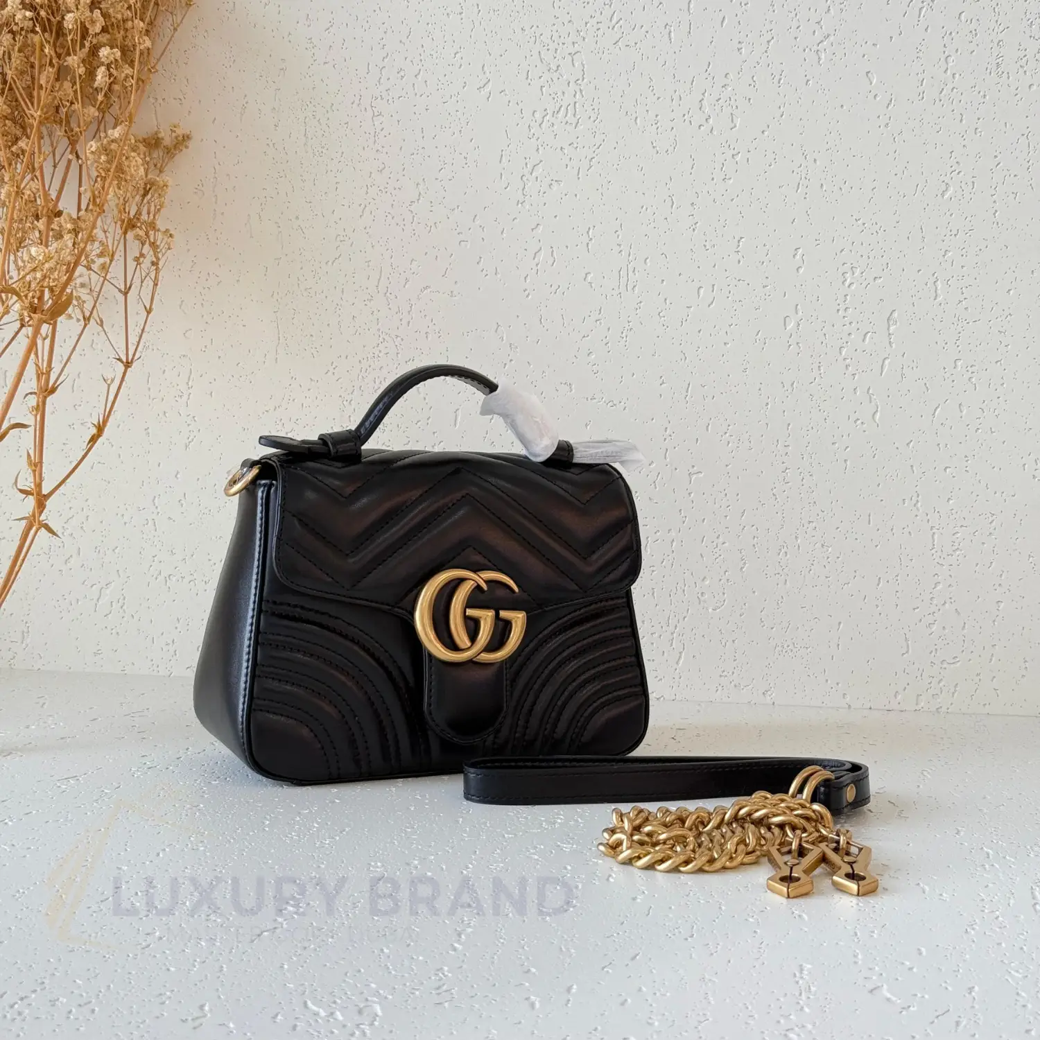 Gucci Marmont Top Handle Bag Gucci Marmont Top Handle Bag