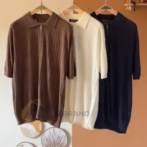 LORO PIANA Superfine Merino Polo T-Shirt